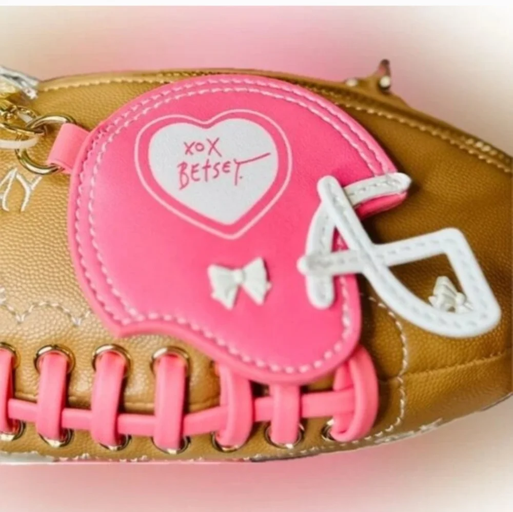 Betsey Johnson Football Crossbody Bag
